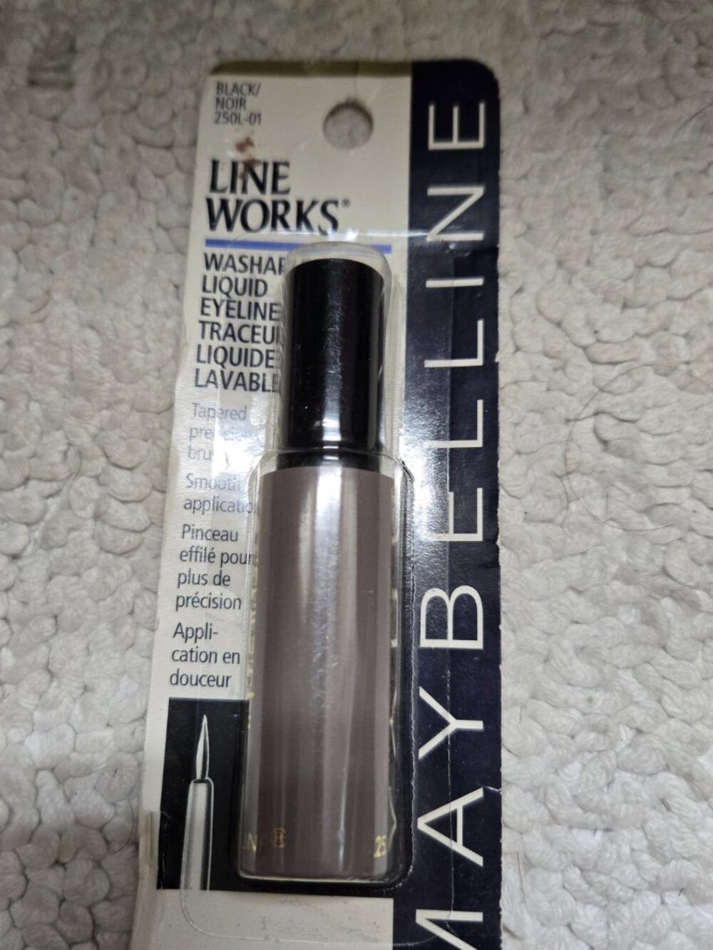 Maybelline Lineworks Liquid Liner - BLACK washable New In Package Discontinued